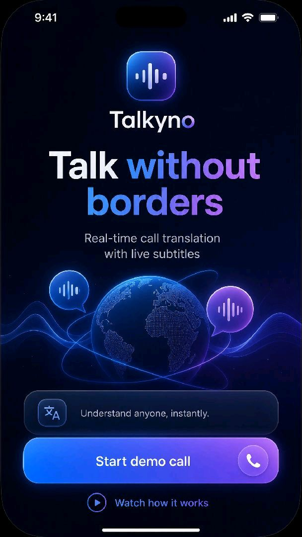 Talkyno screen preview